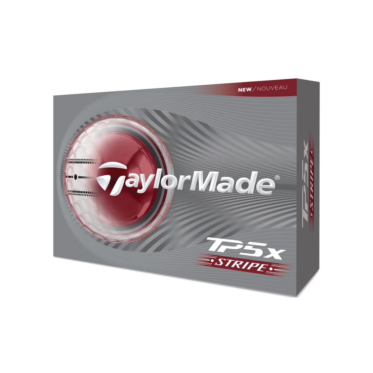 TAYLORMADE BALLES TP5X Stripe 2026 (boite de 12)