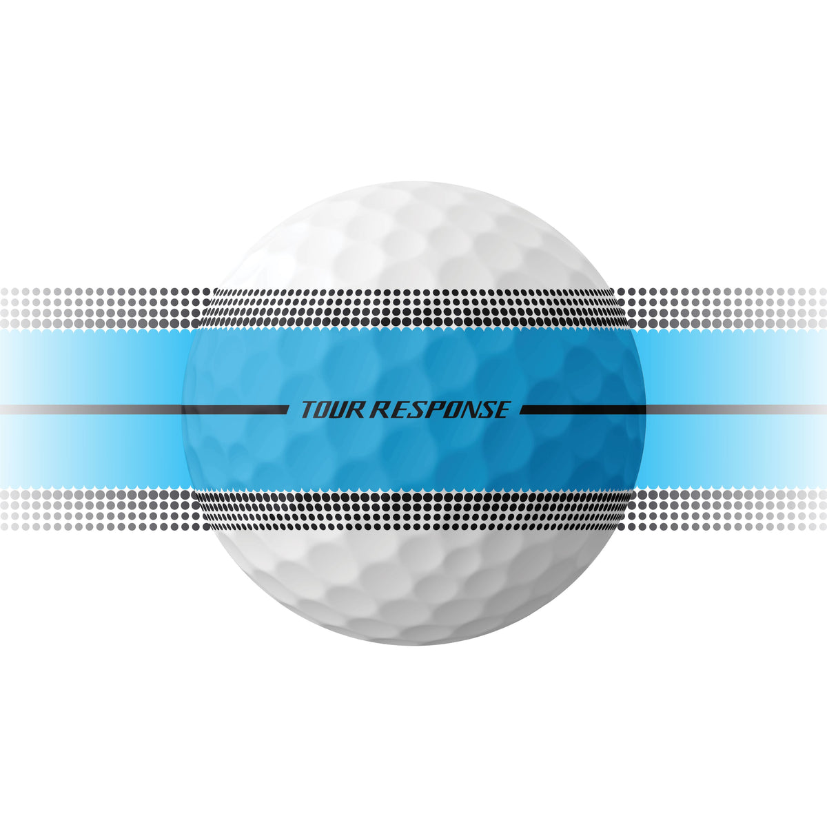TaylorMade Balles Tour Response STRIPE 2025 (Boite de 12)