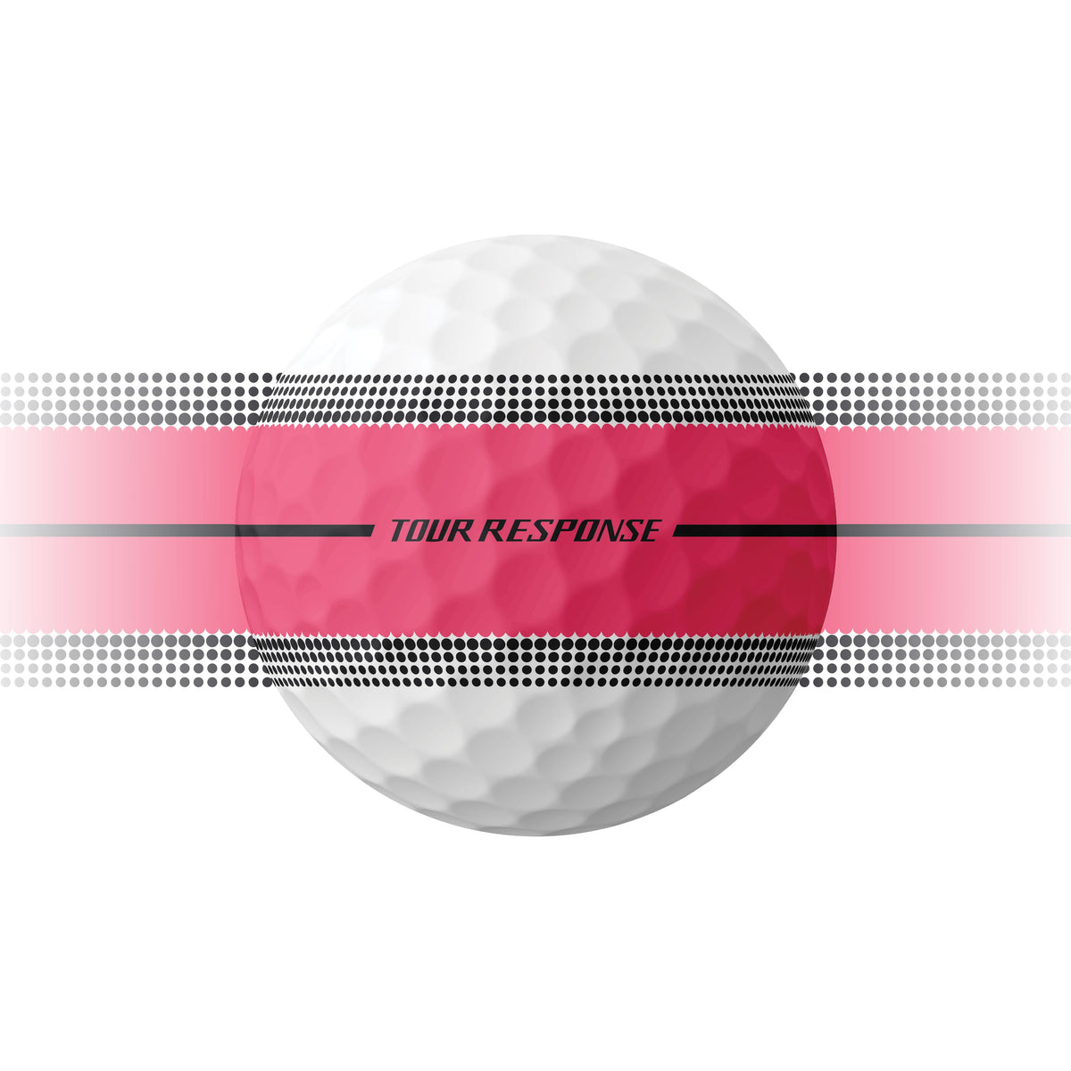 TaylorMade Balles Tour Response STRIPE 2025 (Boite de 12)