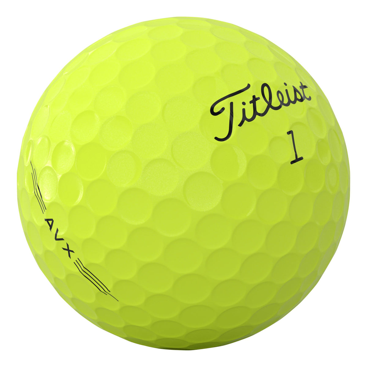 Titleist Balles AVX Jaune 2026 (boite de 12)
