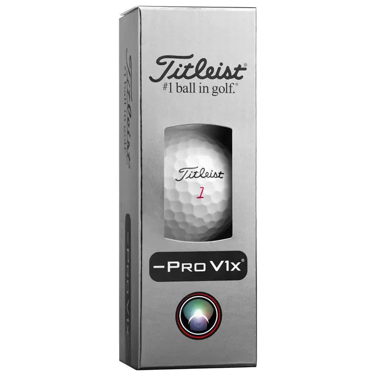 Titleist Pro V1x Left Dash new (boite de 12) AVEC LOGO GOLFCENTER
