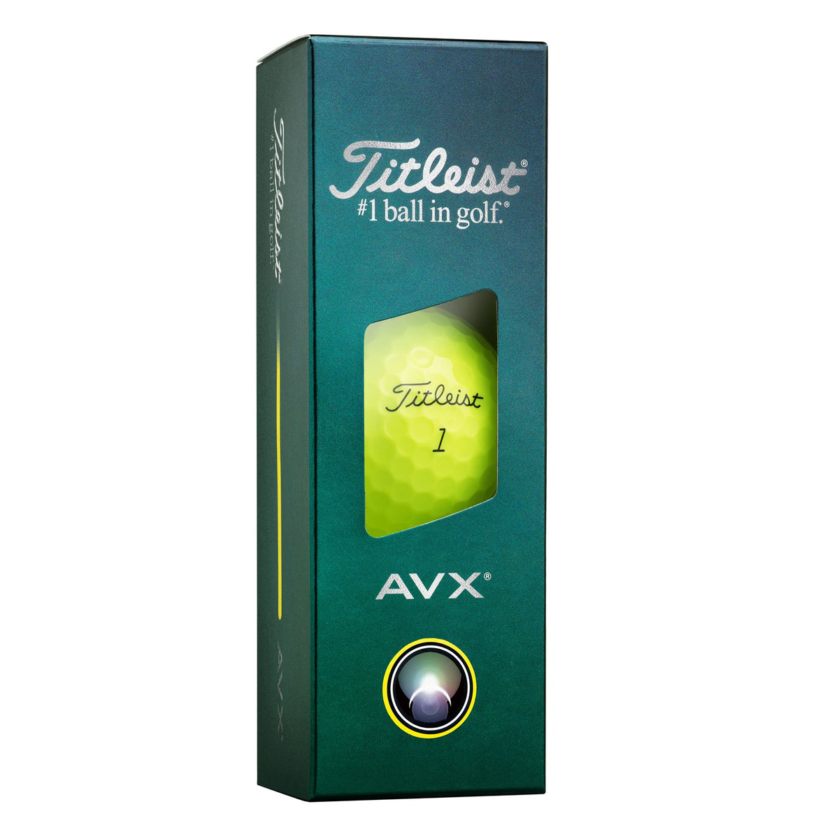 Titleist Balles AVX Jaune 2026 (boite de 12)