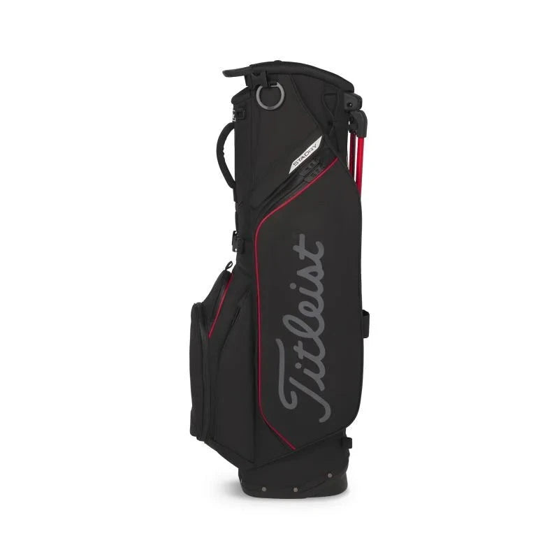 Titleist Sac Trépied Players S5 StaDry Black/Red/Gris 2026