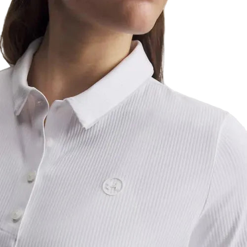 Under Armour Polo Femme Drive Chill Blanc - GolfCenter.fr
