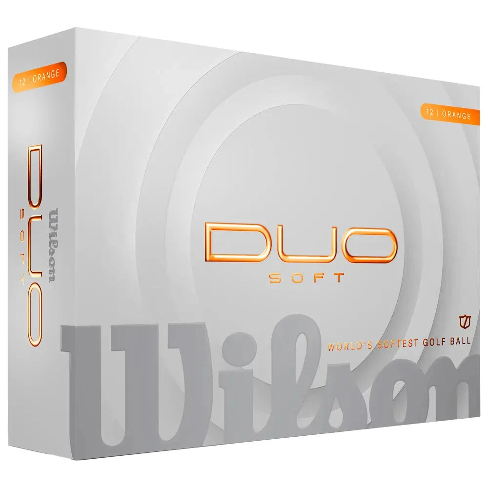 Wilson Balles 2025 Nouvelle Duo Soft Orange (boite de 12)