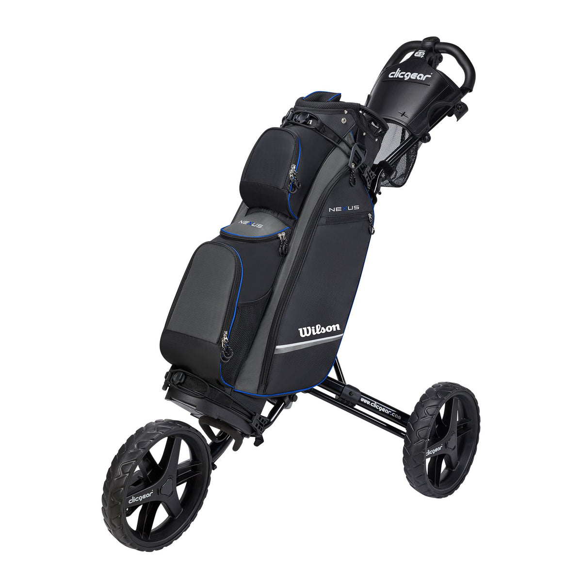 Wilson Staff bolsa de carro Nexus Negro Gris Azul 2025