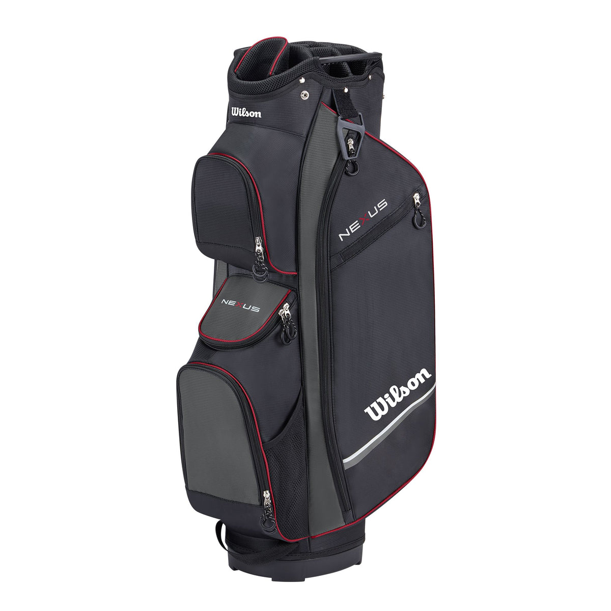Wilson Staff sac chariot Nexus Noir Gris Rouge 2025