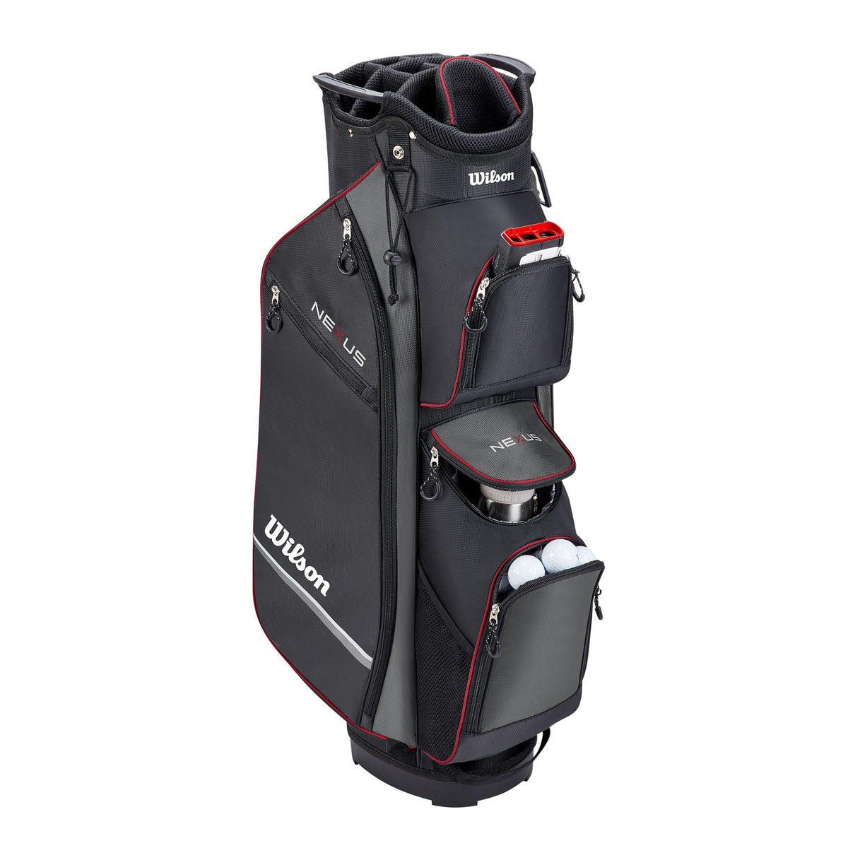 Wilson Staff bolsa de carro Nexus Negro Gris Rojo 2025