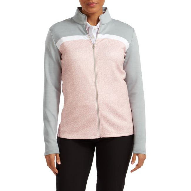 Footjoy chaqueta Full-Zip camouflage para mujer ROSA