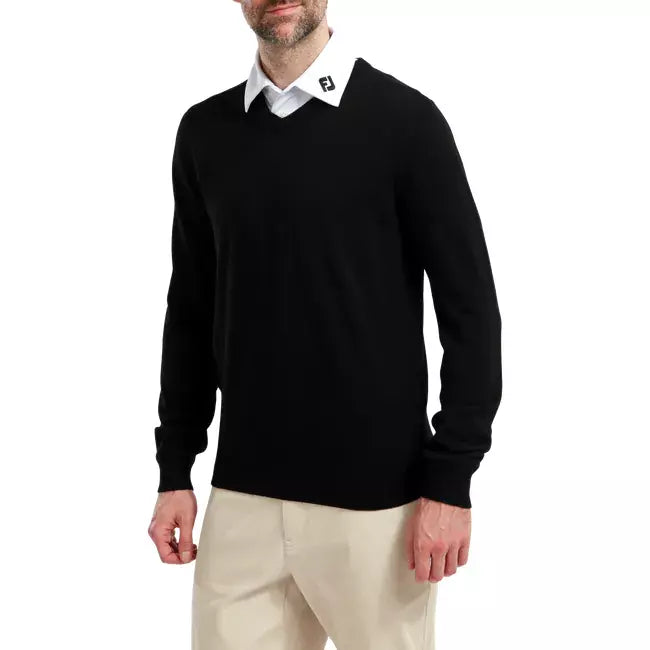 Footjoy Jersey Col V Negro