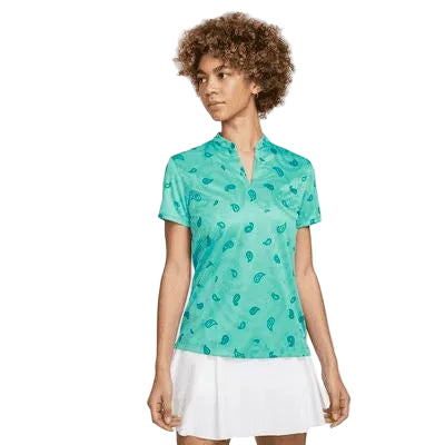 Nike Golf polo lady Dri fit imprimé vert