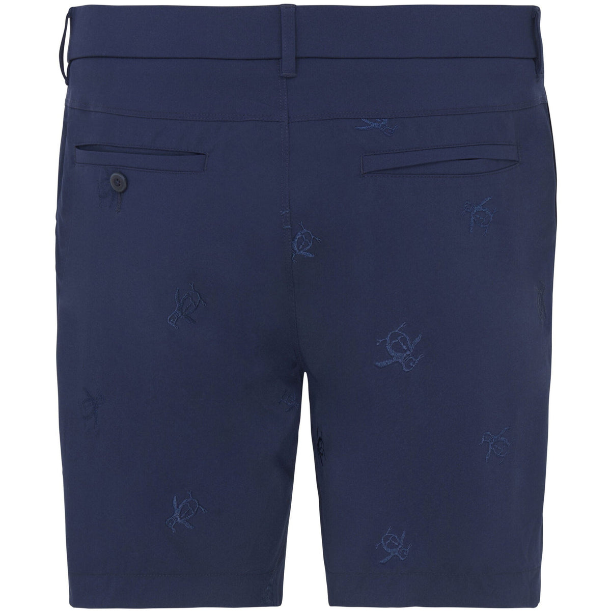 Original Penguin Bermudas Space Dye estampado Penguin Marino