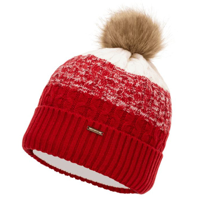 Ping Gorro Lady rojo Neve bobble