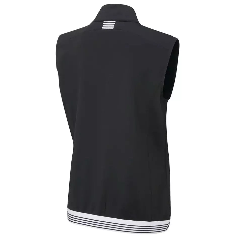Ping 2023 Chaleco Dot Mujer Sin mangas Negro Blanco