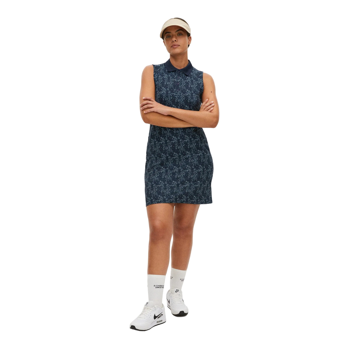 Rohnisch vestido Rumi Dress Navy Space dot