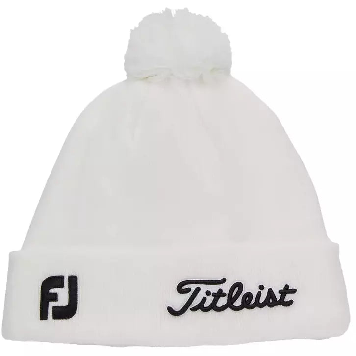 TITLEIST GORRO POMPÓN WHITE